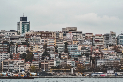 Apartment buildings in Instanbul, Turkey