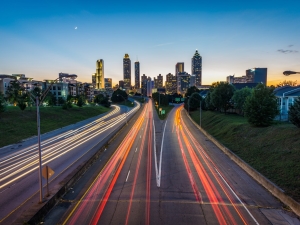 View of the Atlanta skyline