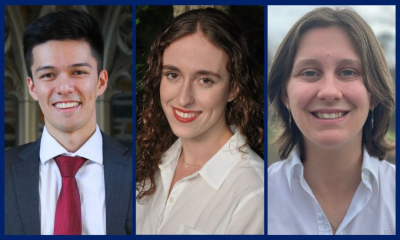 Three Students Honored as Faculty Scholars 