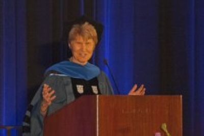 Distinguished Alumni Award Given to Dr. Evelyn F. Murphy			